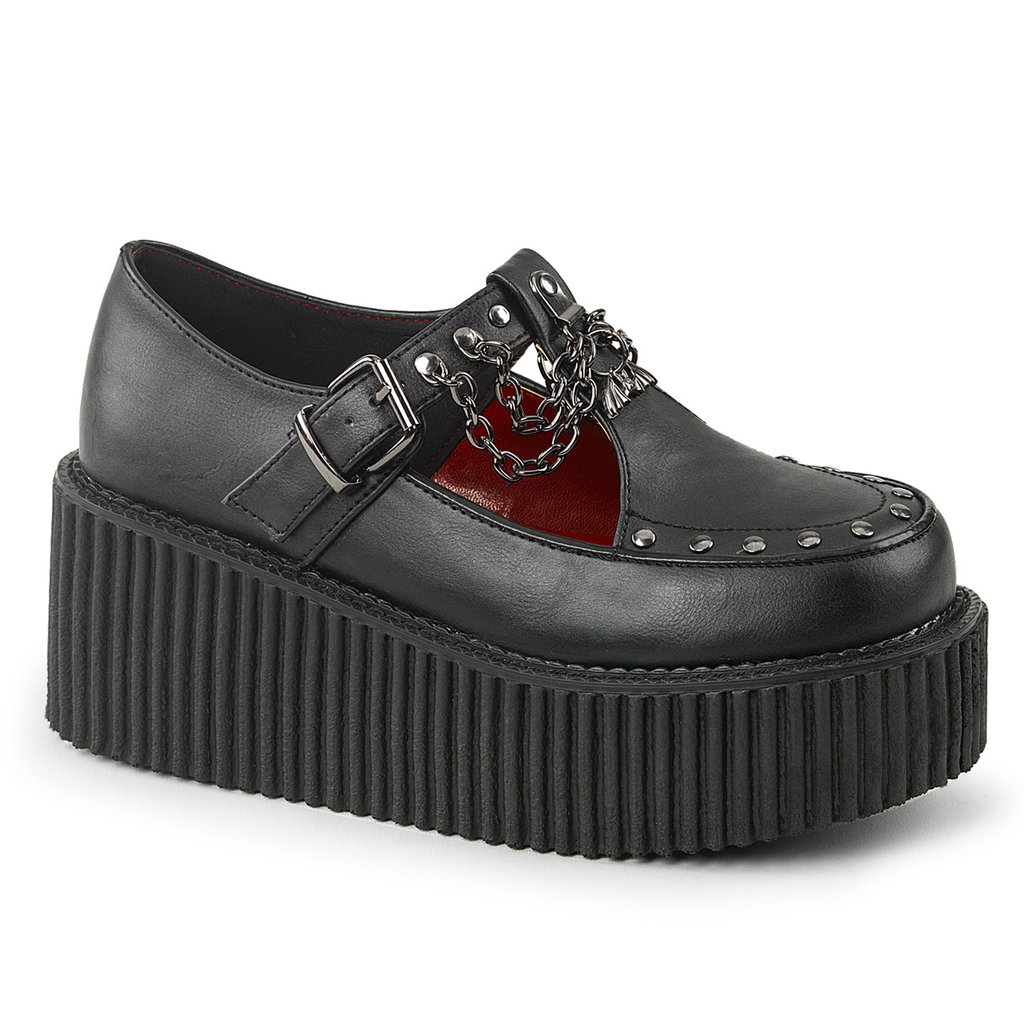 Creepers Demonia Creeper 215 Damske - Čierne | SK-737121